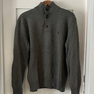 Polo Ralph Lauren Charcoal Turtleneck Sweater